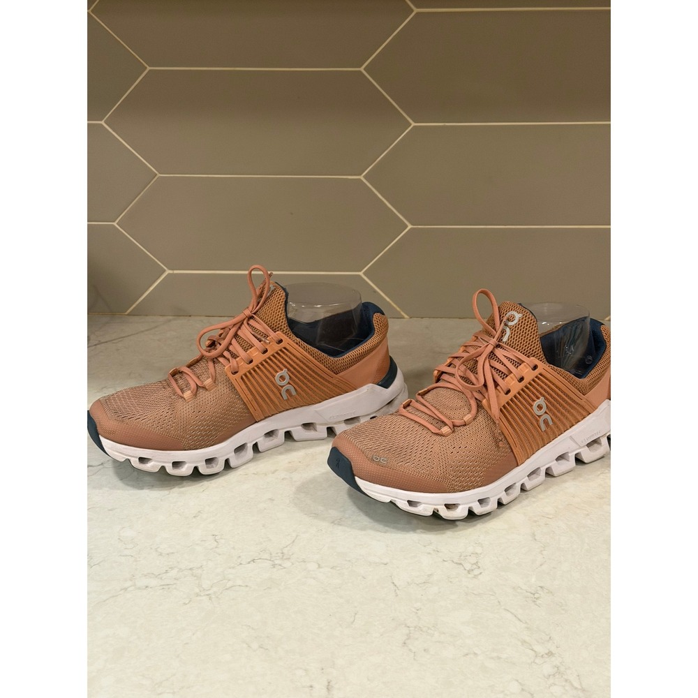On Cloudswift Women Running Shoes Rose Navy Blue Sneakers 7.5 31.99876